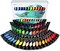 ARTIFY Acrylic Paint, Set Of 48 Color (1.29 oz, 38ml) with a storage box, Rich Pigments, Non Fading, Non Toxic Paints for Artist, Hobby Painters & Kids, Art Supplies for Canvas Painting